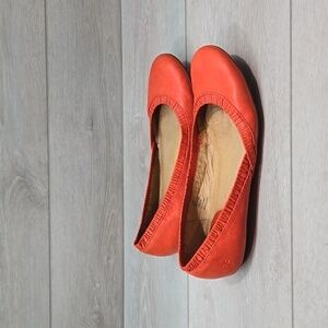 Frye Women Molly Leather Flats shoes sz 8.5M